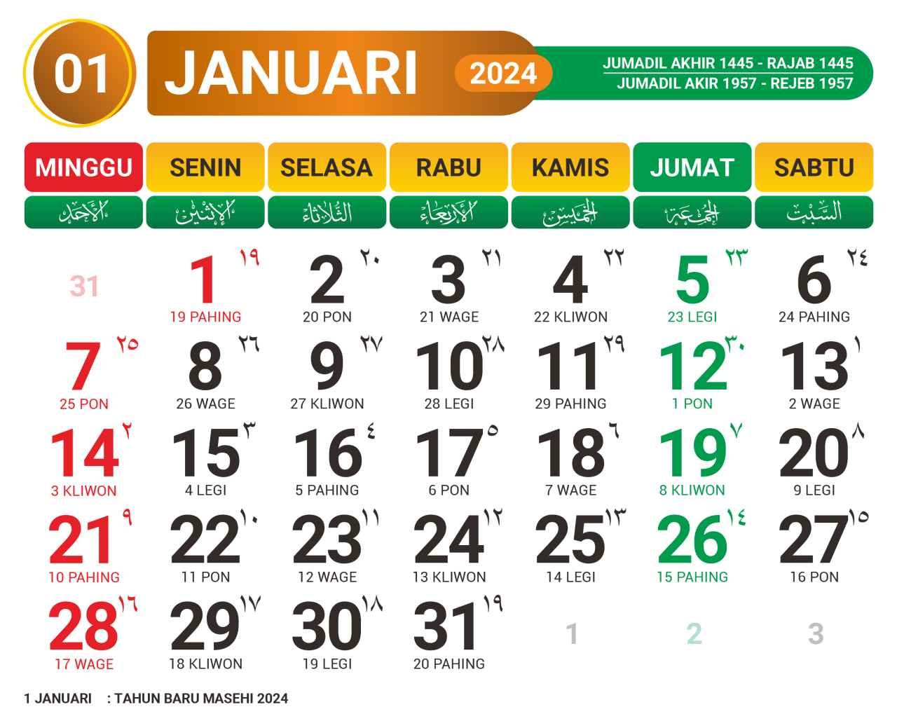 Kalender Jawa 2024 Lengkap Dengan Tanggalan Jawa Weton Dan Pasaran Jawa 6408