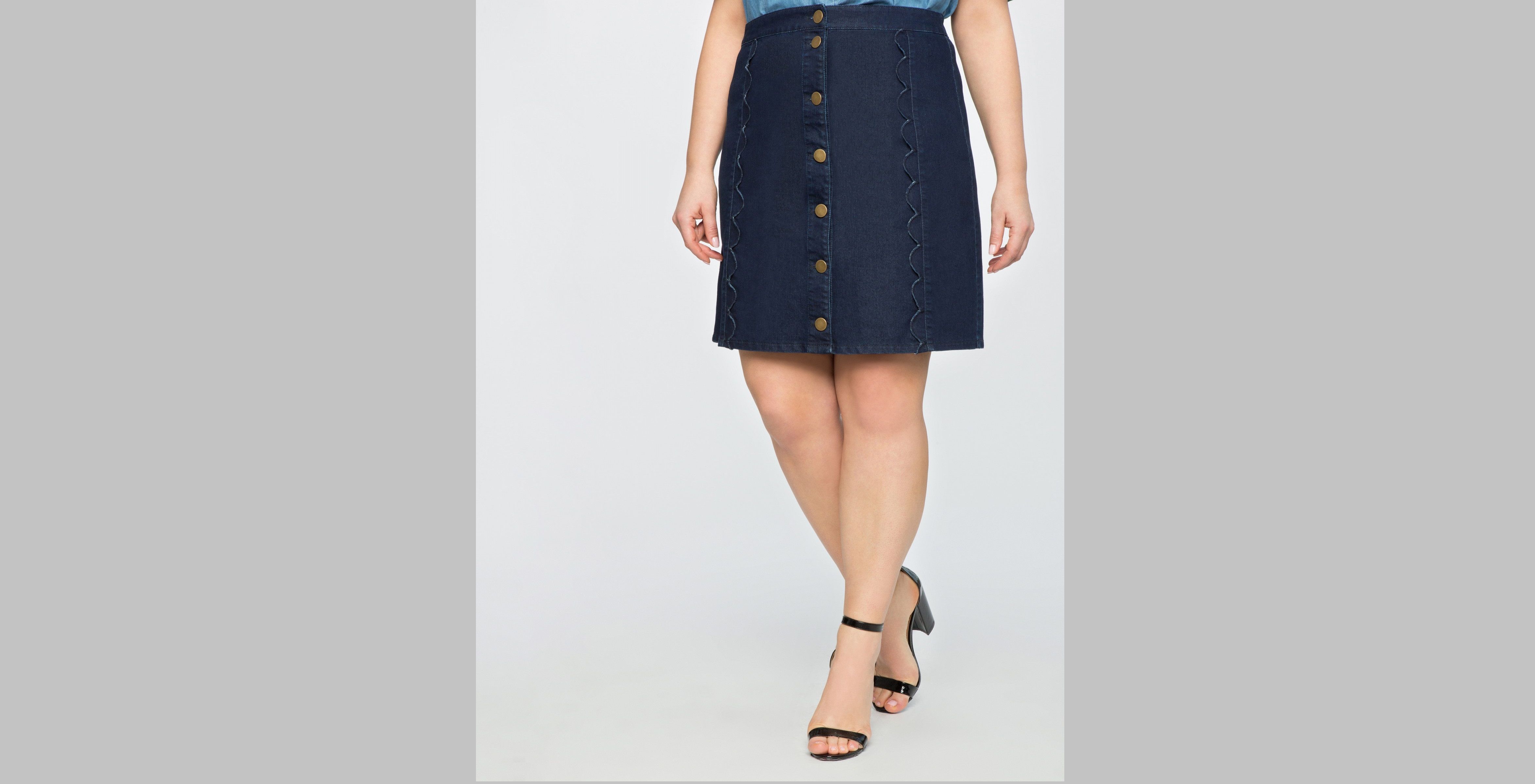3. Scallop A-Line Skirt