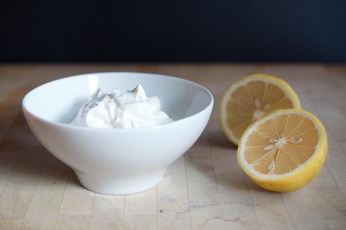 8. Lemon yogurt