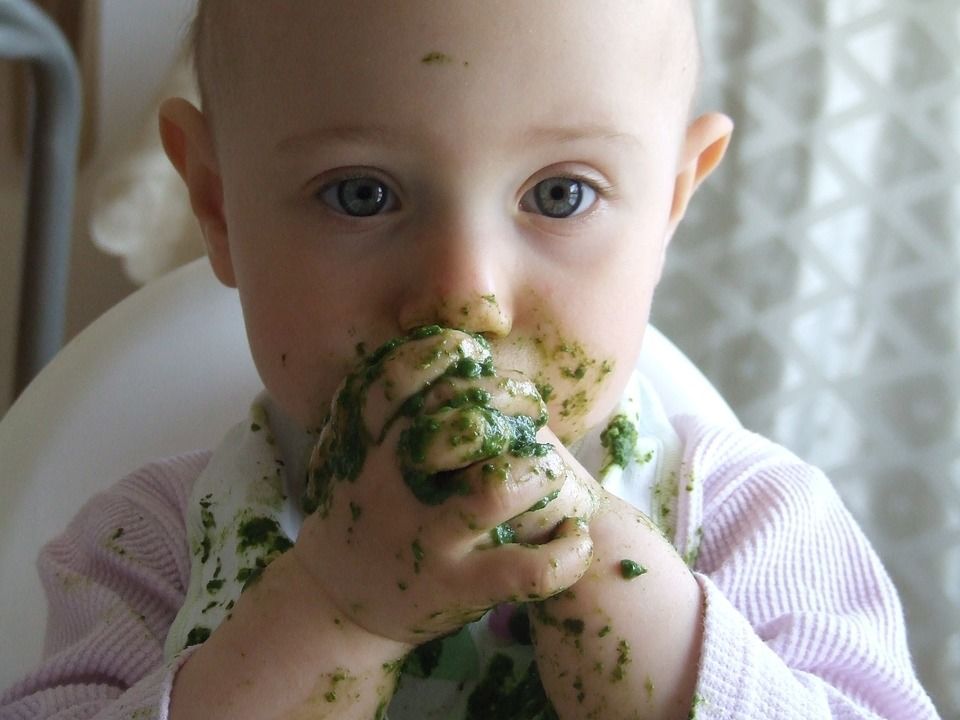 Tonggak Perkembangan Penting Bayi Kemampuan Makan Sendiri
