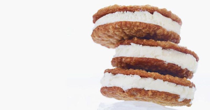 5. Bonus. Homemade Oatmeal Cookie Ice Cream Sandwiches