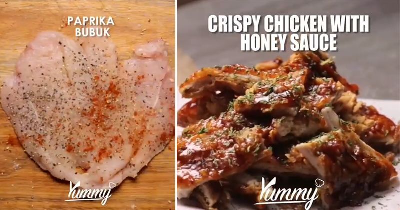 Resep Crispy Chicken with Honey Sauce