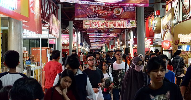 Aktivitas berjalan normal Jakarta Fair Kemayoran