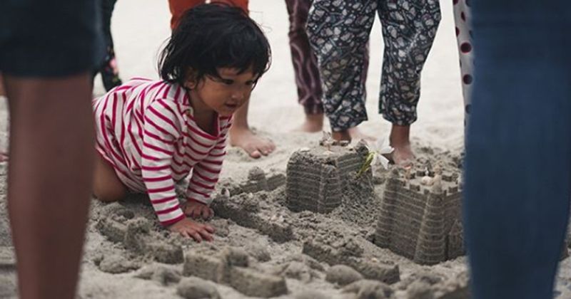 4. It's time to build your own sand castle