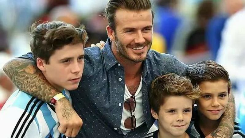 Begini Cara David Beckham Mengasuh Anak