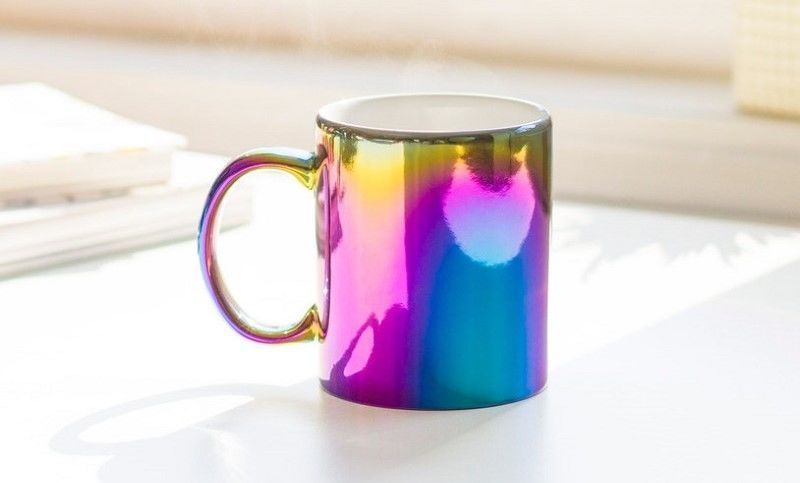 4. Iridescent mug