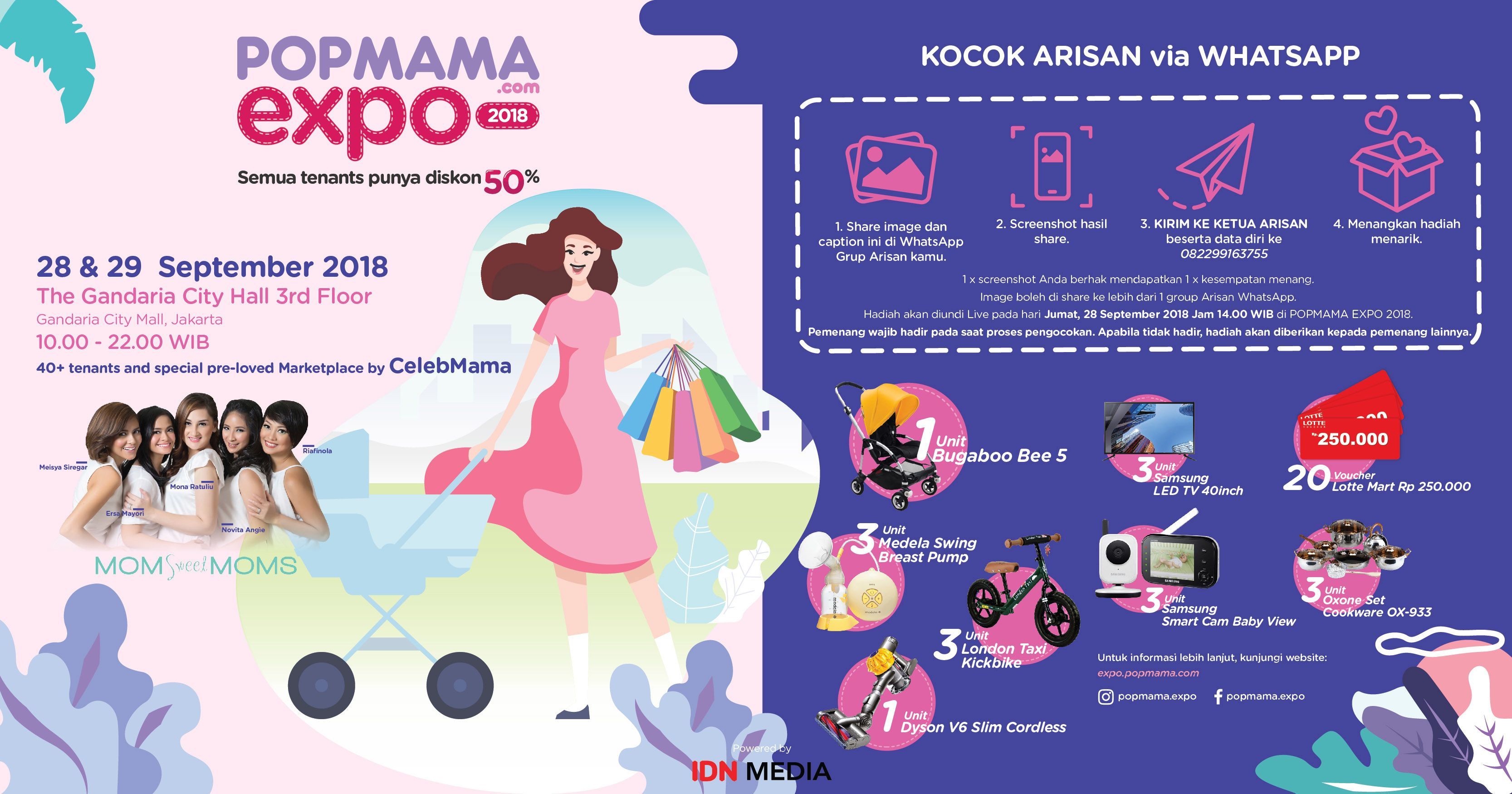 6. Belanja Popmama Expo 2018 karena banyak diskon