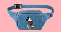 6. Mickey Mouse Denim Hip Pack