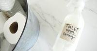 5. Bersihkan tempat duduk toilet toilet spray tisu