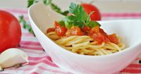 3. Spaghetti saus tomat