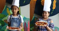 Setelah melalui tahap memanggang, ini dia hasil pizza dibuat oleh dua peserta Popmama Arisan Jogja