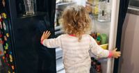 4. Jaga kulkas agar tidak mudah dibuka-tutup anak