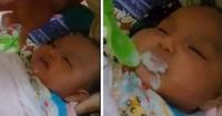 Bayi Baru Lahir Diikat Dipaksa Makan, Bikin Netizen Marah