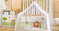 7. Tempat tidur bayi diisi oleh kasur, bantal guling tidak terlalu empuk