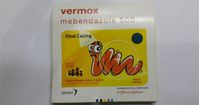3. Obat cacing Vermox (Mebendazol)