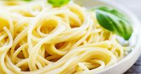 5. Spaghetti with salmon