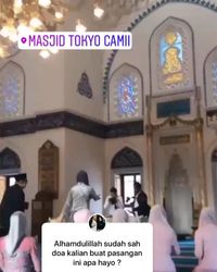 2. Beredar video suasana Masjid Tokyo Camii