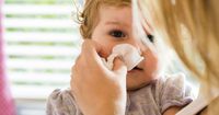 2. Hidung tersumbat akibat pilek atau flu bisa terjadi 7 kali dalam tahun pertamanya