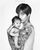 2. Lee Jeong Hoon bersama baby Kyra 
