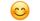 19. Emoji "smiling face with smiling eyes"