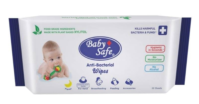 Baby safe hot sale antibacterial wipes