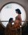 1. Nadine Chandrawinata kenakan kain batik saat maternity shoot