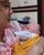 1. Potret Dimas Anggara menggendong Baby Djiwa saat usia baru 2 hari