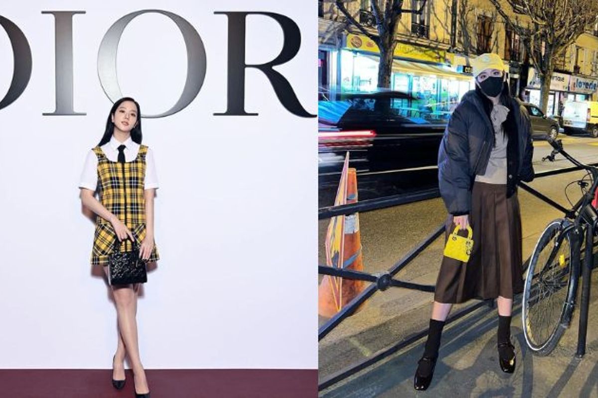 Gaya Artis Korea Di Dior Fall 2022 Fashion Show, Ada Jisoo, 60% OFF