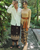 1. Rizky Febian Mahalini Raharja kenakan baju adat Bali paduan kuning hitam