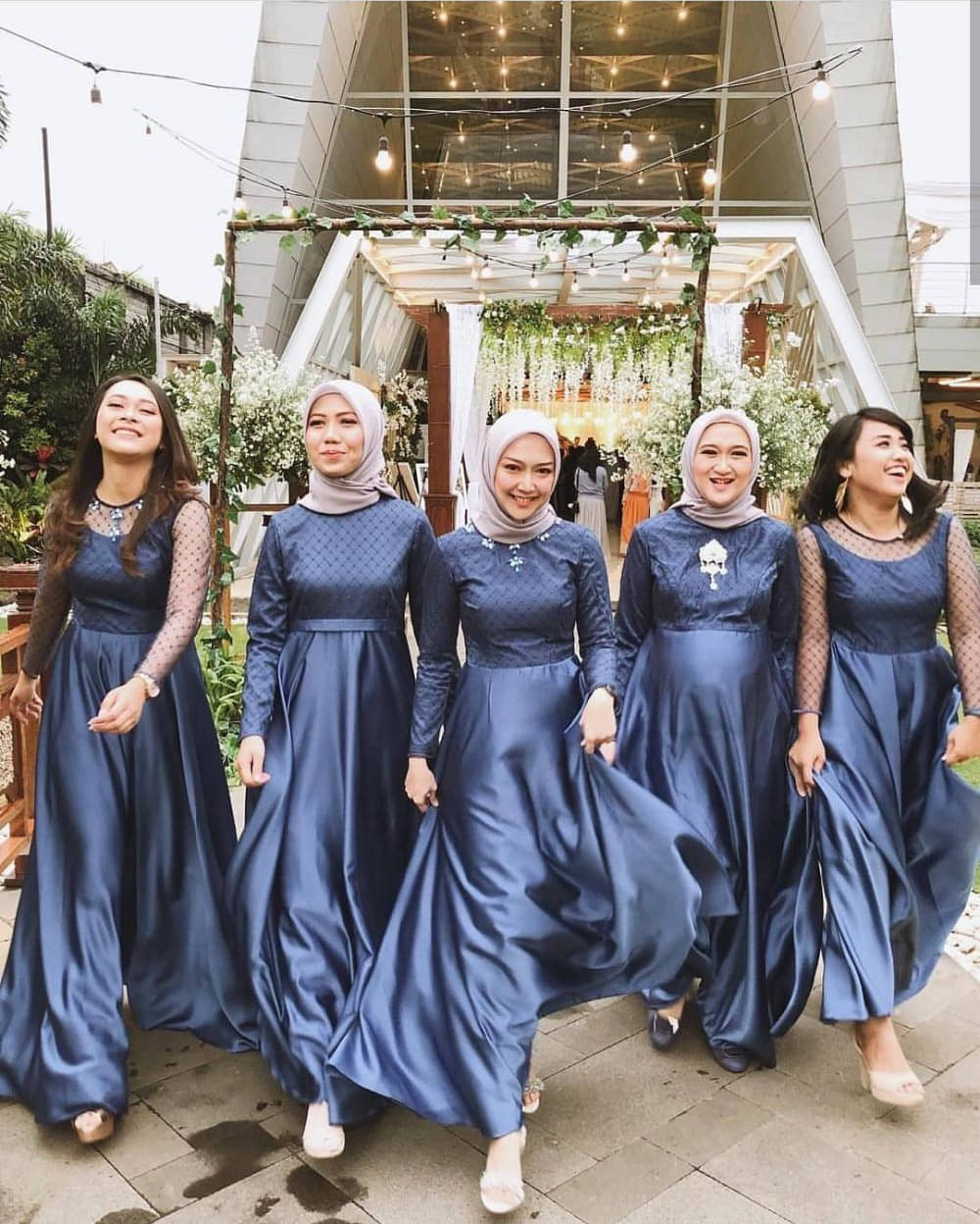 Baju store bridesmaid satin