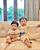 7. Gala berteman baik Baby Ameena