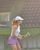 5. Pevita Pearce juga tampil bugar fashion sport tenis
