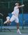 7. Selain perempuan, Dion Wiyoko tampil stylish saat olahraga tenis