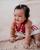 4. Potret keceriaan baby Xarena pasir pantai
