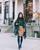 2. Layering baju natal turtleneck
