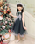 11. Princessa Tulle Party Dress Anak Hijau Natal - Princessa Flami