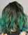 20. Green Hair with Blue Tips