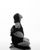 1. Rinni mengunggah foto maternity shoot tema hitam putih