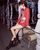1. Lisa BLACKPINK kenakan red outfit nyentrik saat bawakan lagu ‘Money’