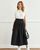 4. Long flare skirt