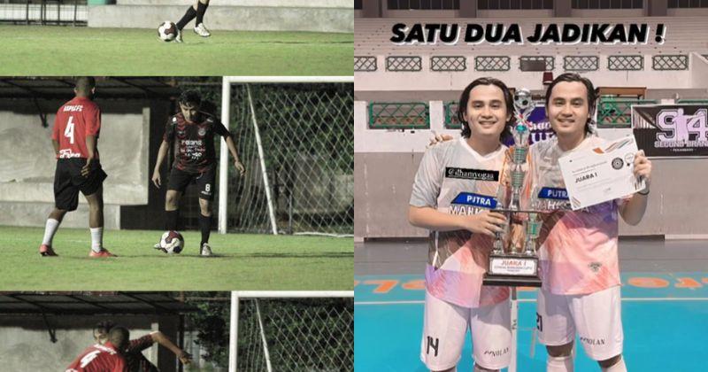 6. Ilham Prayogi memiliki hobi bermain sepak bola futsal