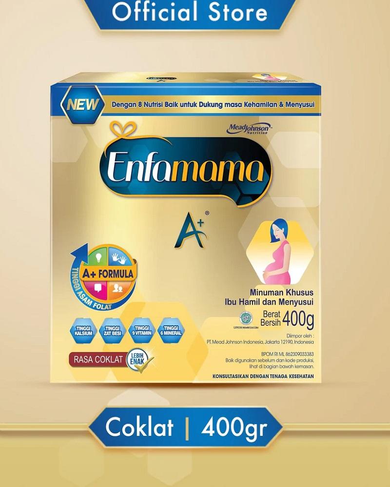 9. Enfamama A+ cokelat