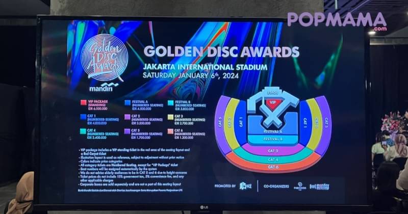 Harga Tiket Golden Disc Awards In Jakarta, Mulai Rp 1 Jutaan