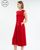 1. Red Guistina dress simple