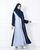 7. Gamis feminim terbuat dari material wollycrepe premium