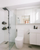 4. Desain kamar mandi putih elegan ala Korea