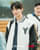 9. Memakai jaket varsity kampus kece