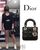 1. Mini Lady Dior Black Lambskin