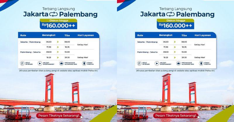 7. Pelita Air Diskon Tiket Pulang-Pergi