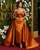 4. Orange ball gown ala Zendaya